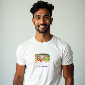 Happy Ram Navmi T-Shirt For Men