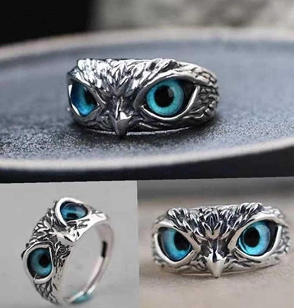 Attractive Silver Plated Owl Ring (Pack of 2) - Image 2