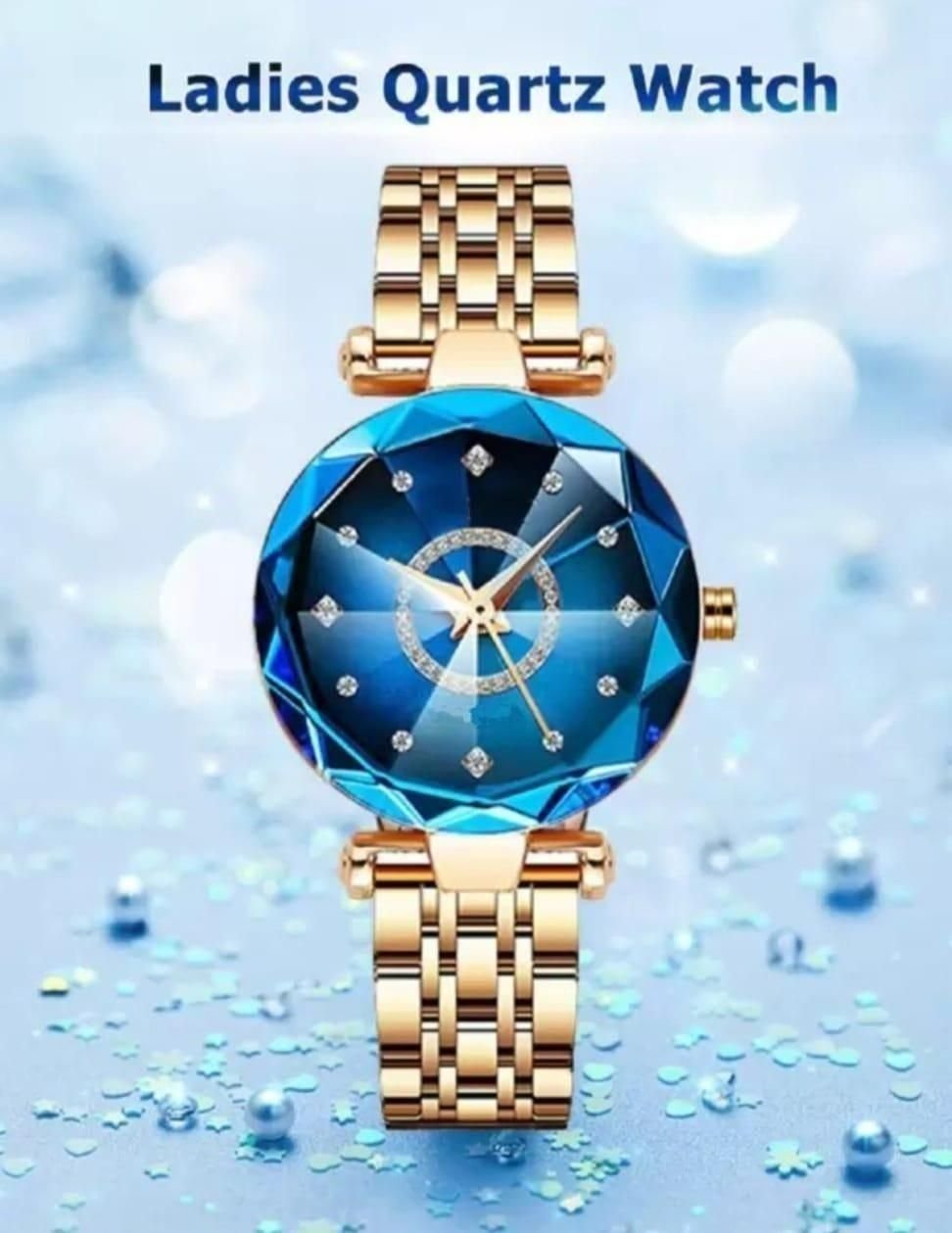 Womens Beautiful Diamond Shape Watch - Image 3