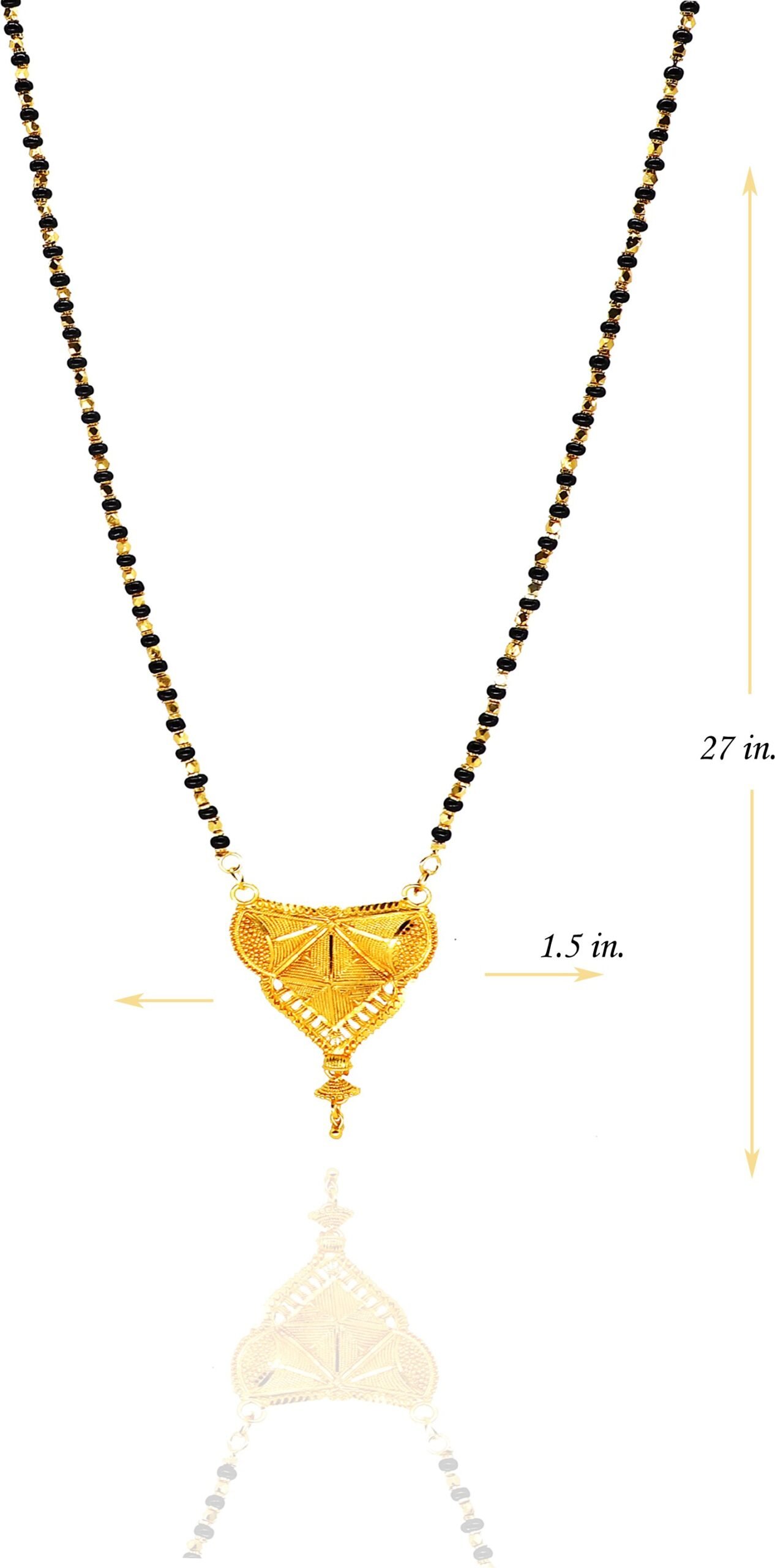 Unique Gold Plated Mangalsutra - Image 2
