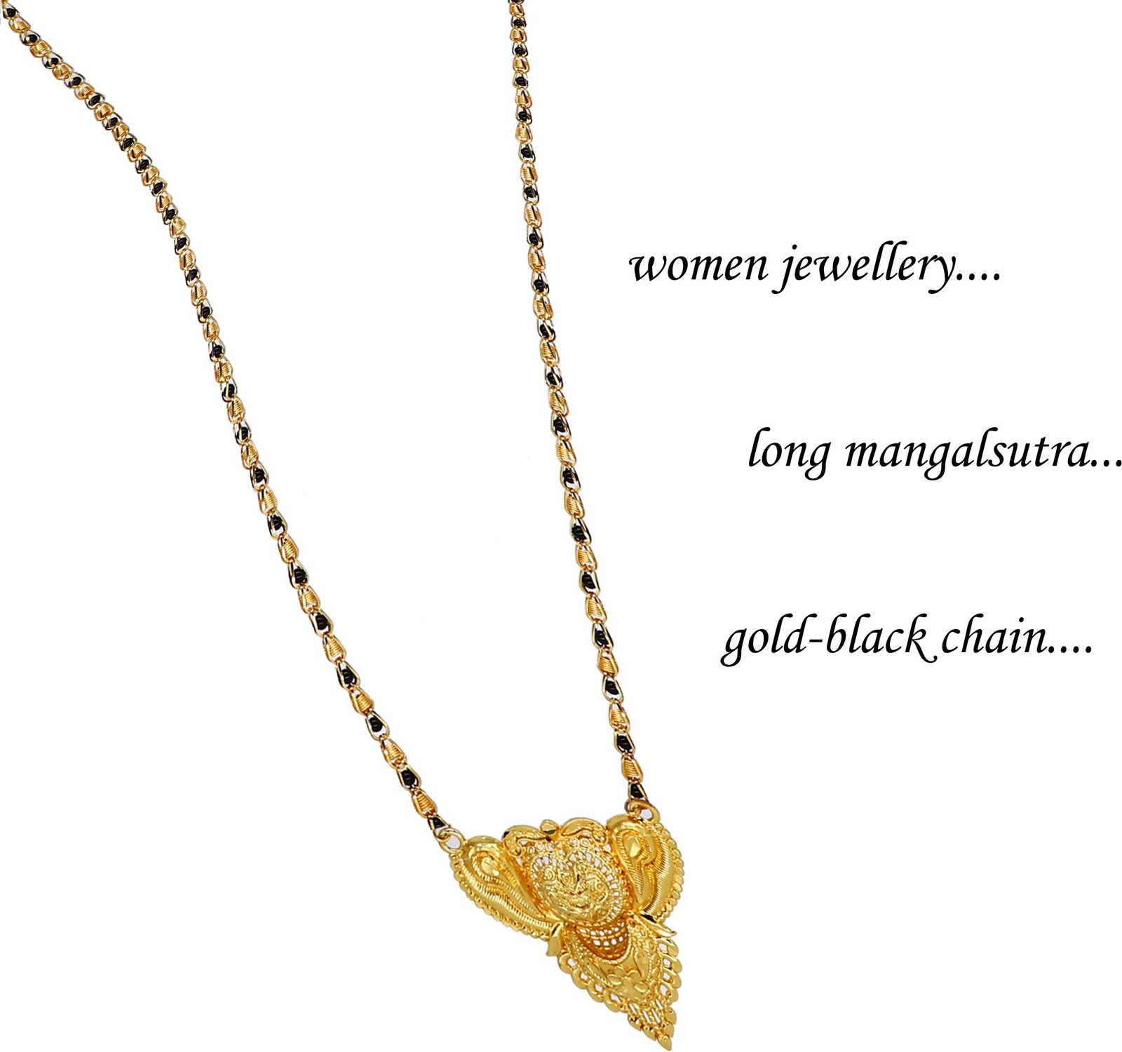 Beautiful Gold Plated Mangalsutra - Image 2
