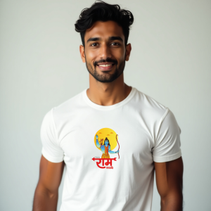 Happy Ram Navmi T-Shirt For Men