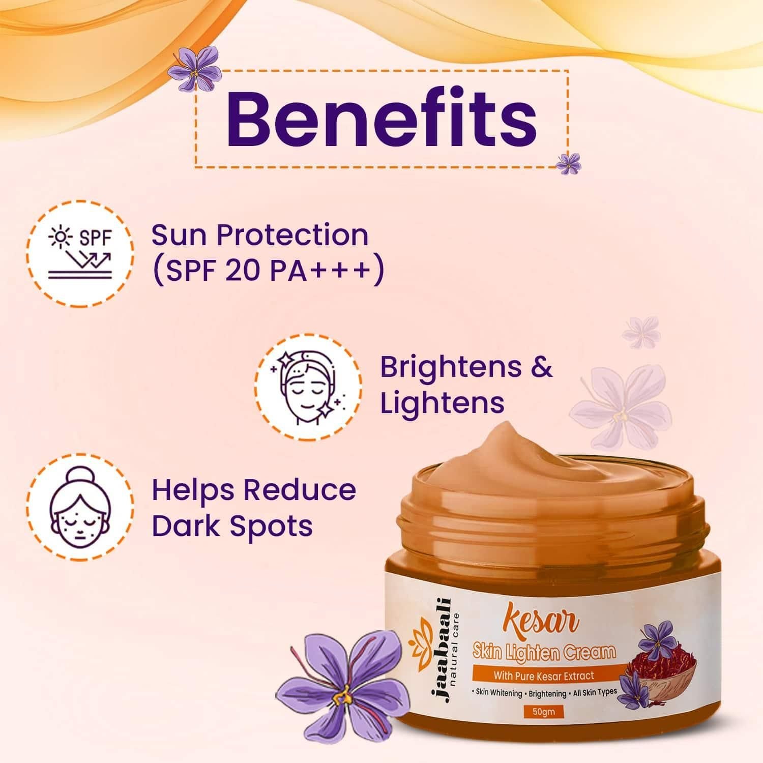 Kesar Skin Lighten Cream 50gm - Image 4