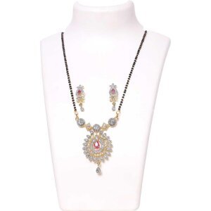 New Alloy American Diamond Mangalsutra