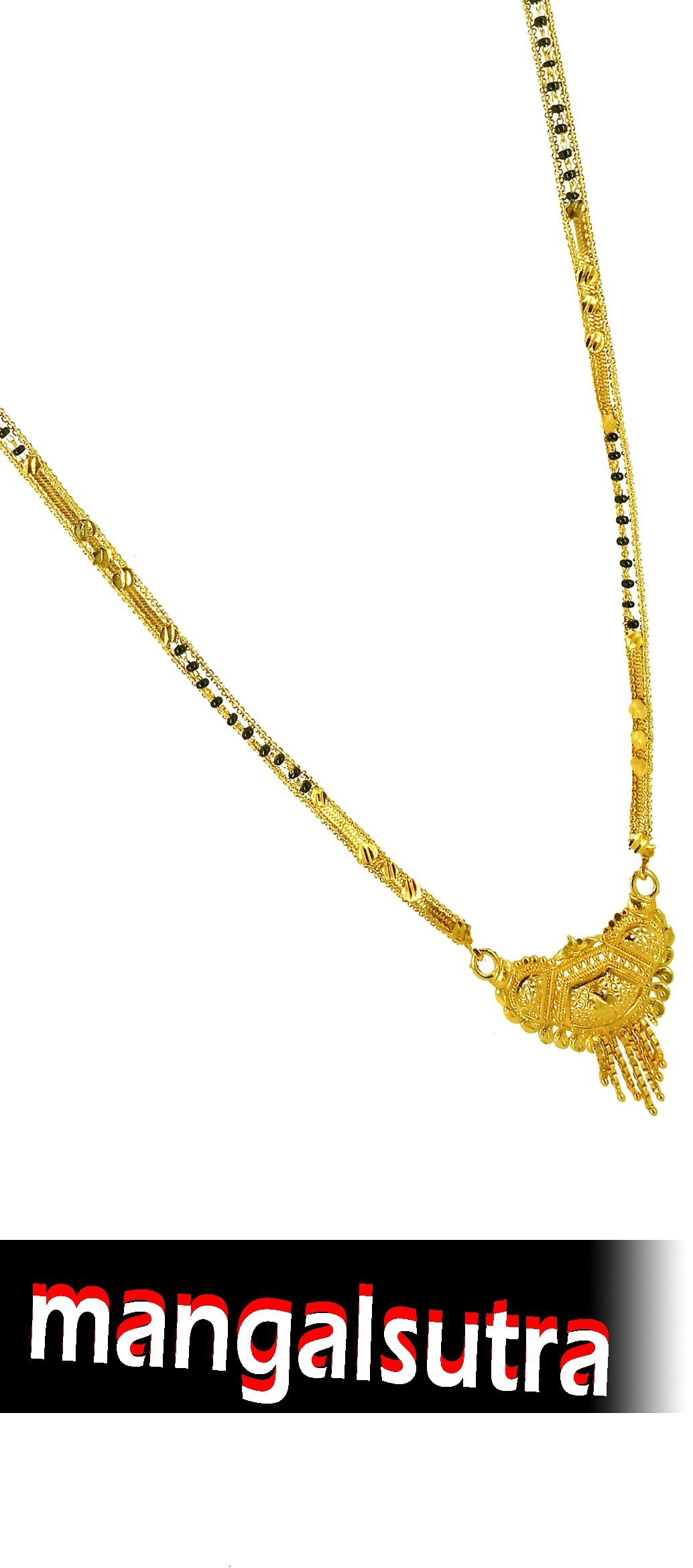 Unique Gold Plated Mangalsutra - Image 2