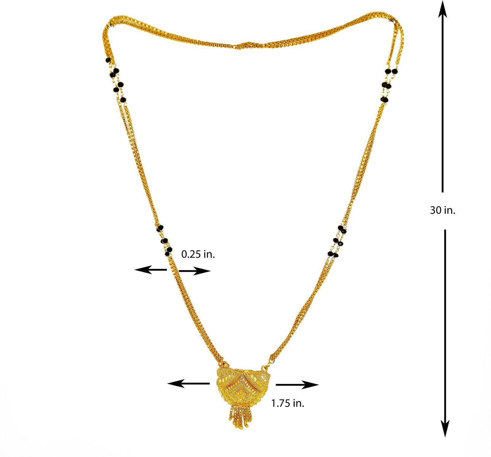 Beautiful Gold Plated Mangalsutra - Image 2