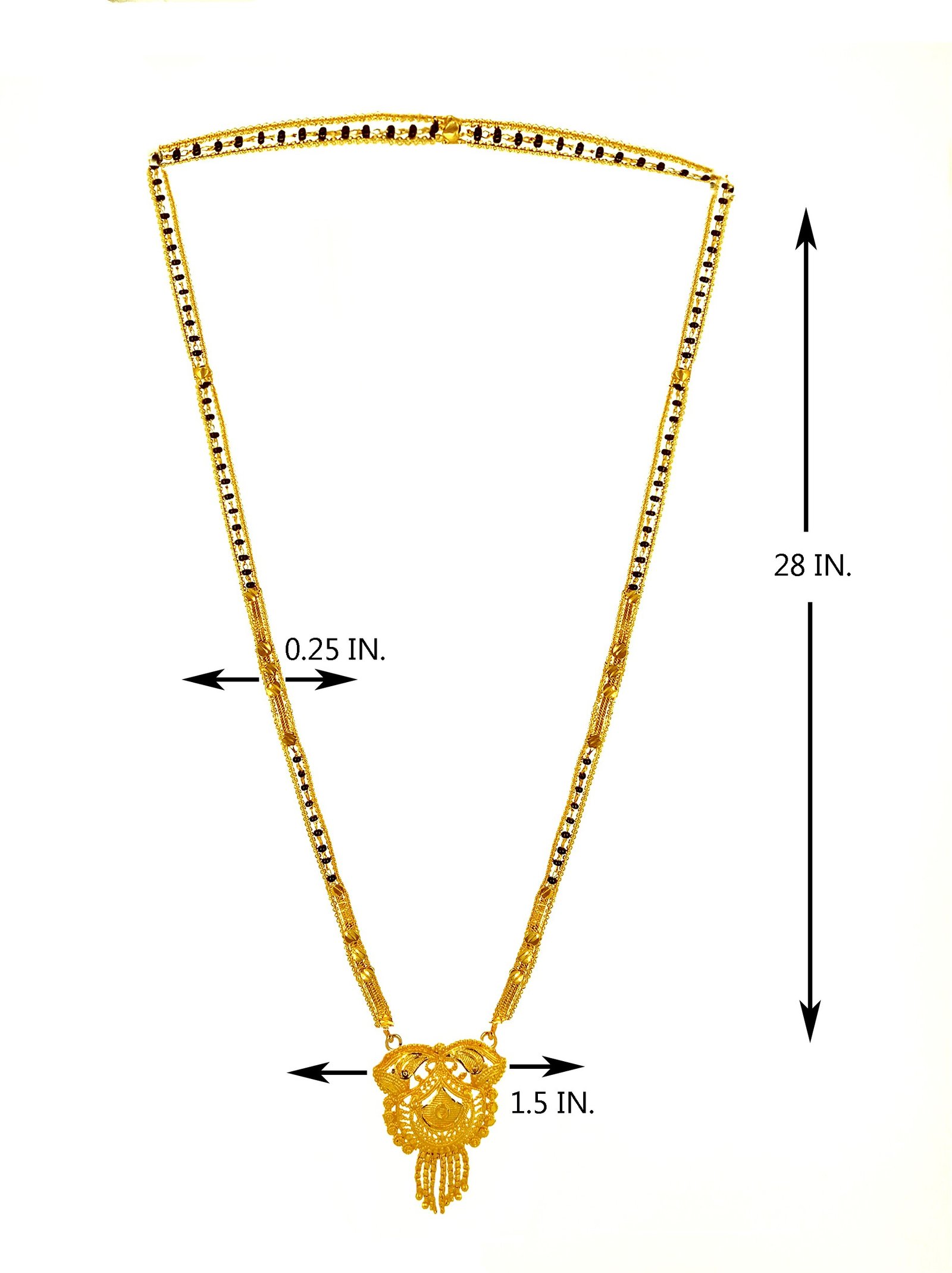 Unique Gold Plated Mangalsutra - Image 3