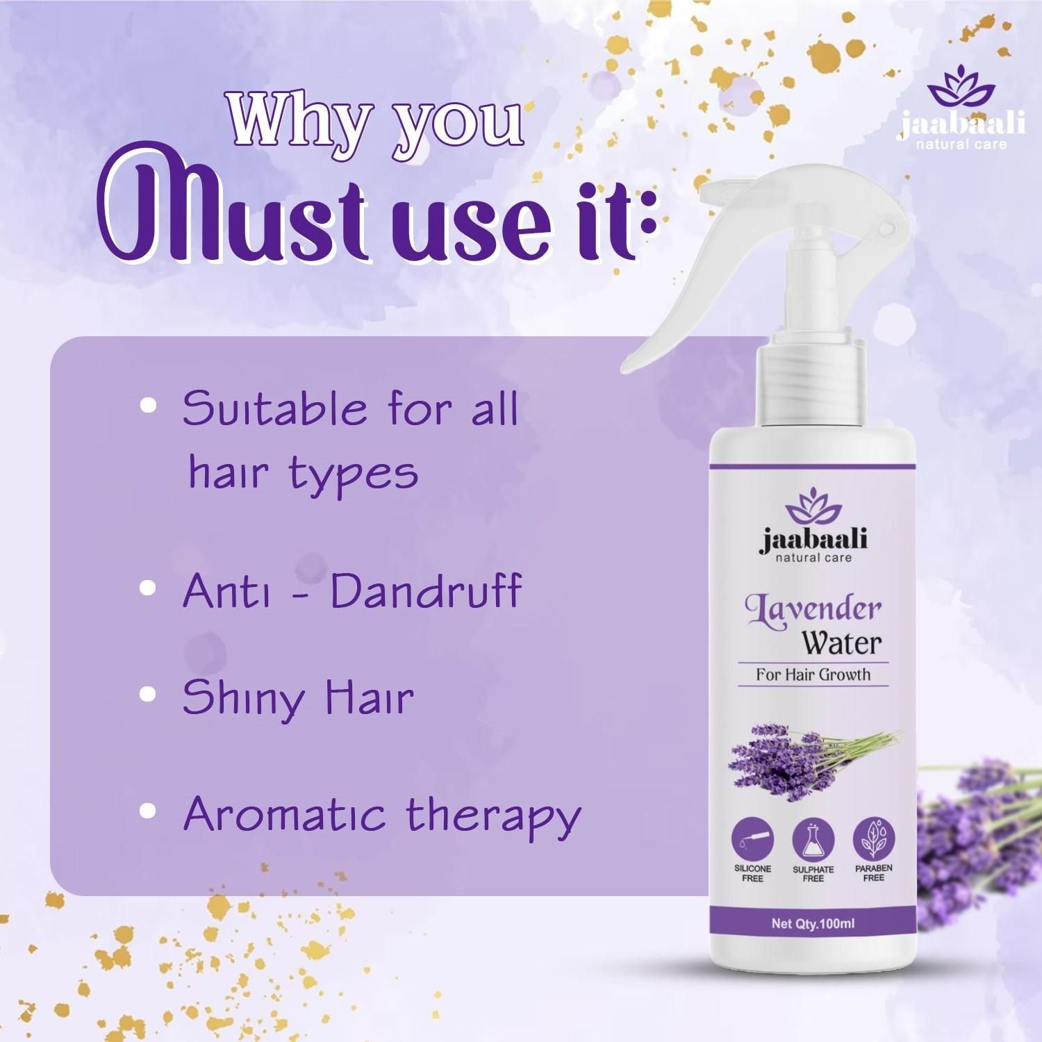 Lavender Water For Hair Growth 100ml - Image 3