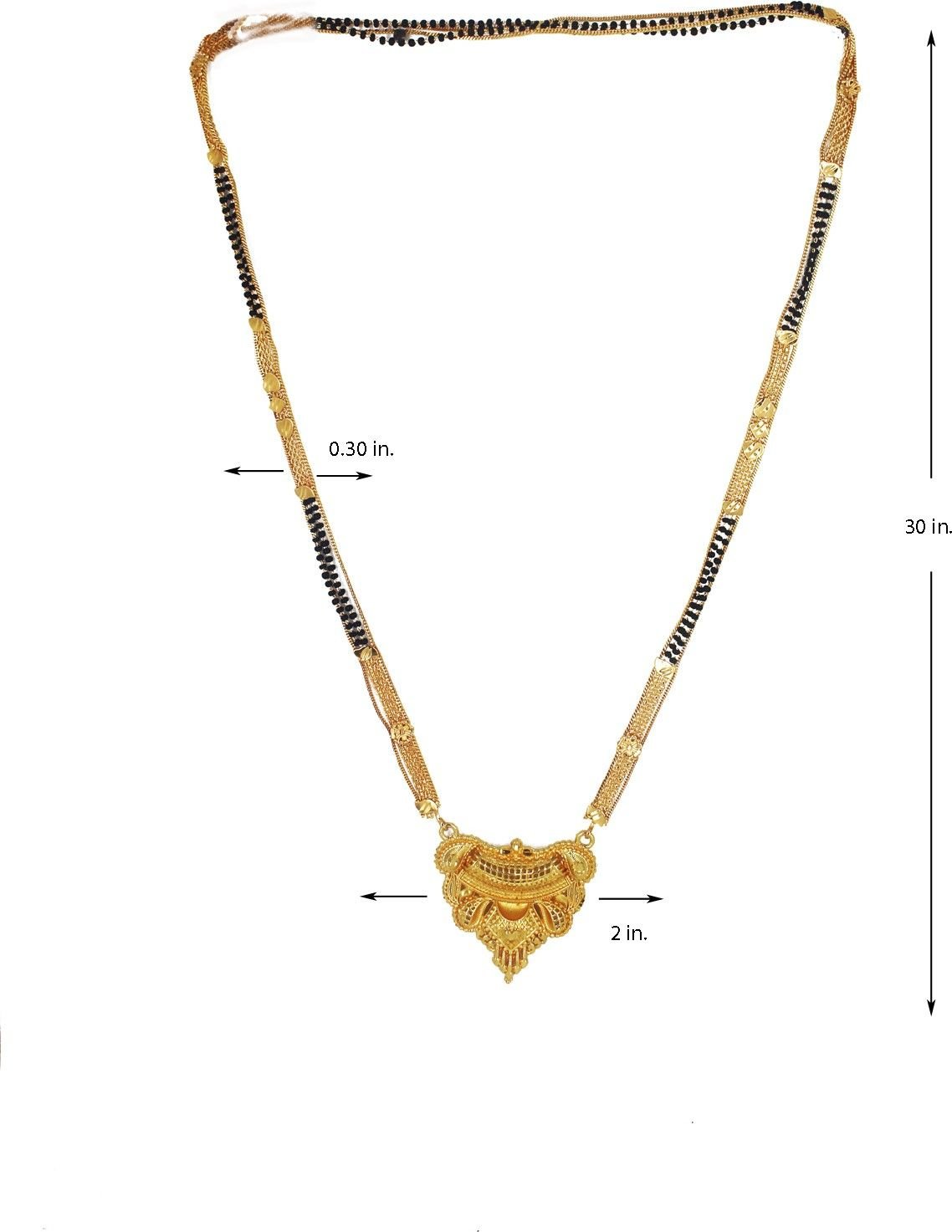 Attractive Gold Plated Mangalsutra - Image 2