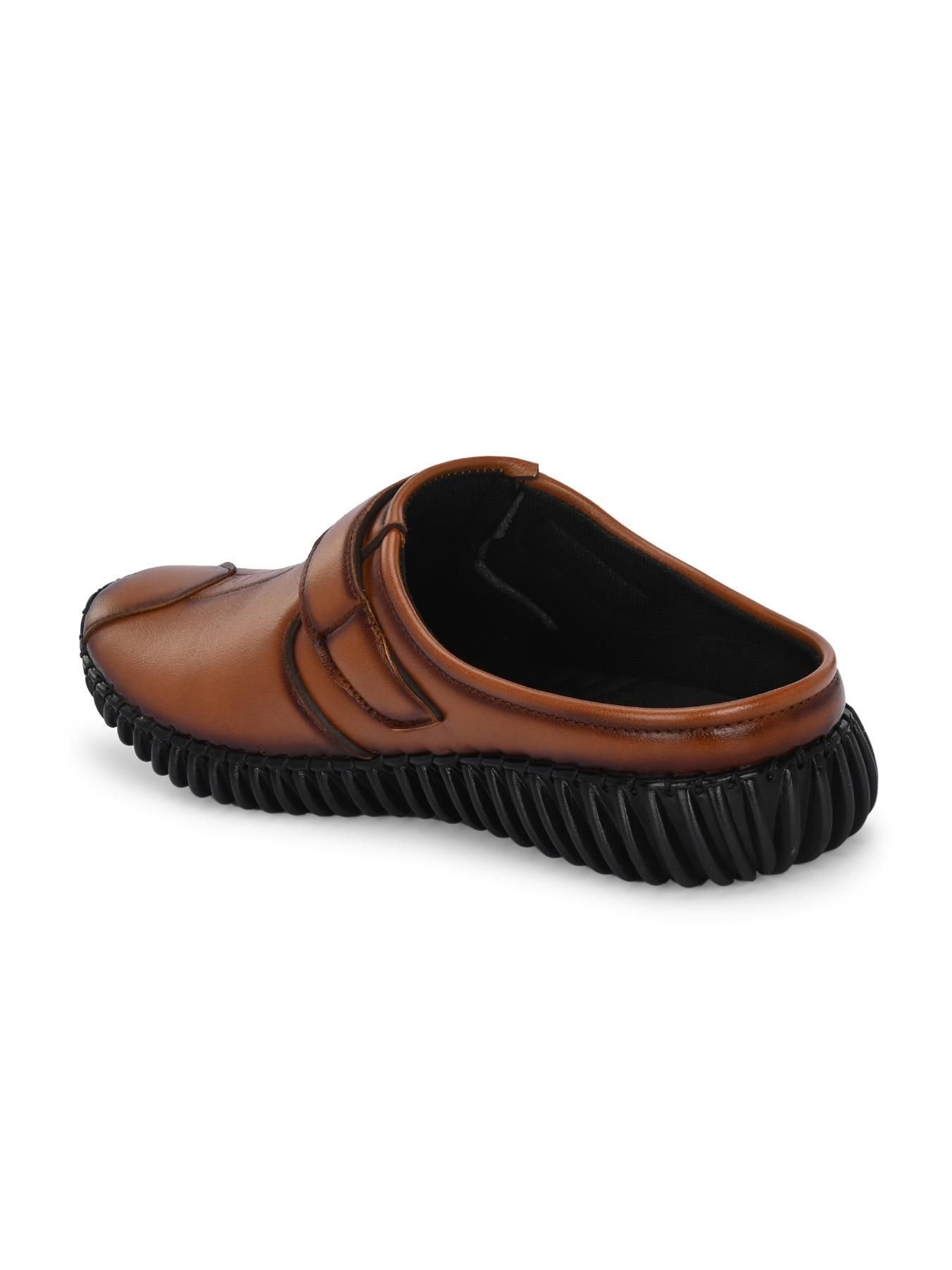 Mens Bantu Style Tan Loafer Casual Shoe - Image 3