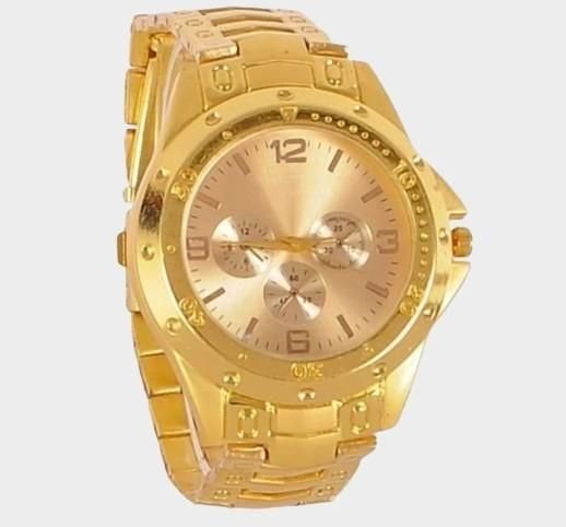 Mens Golden Stainless Steel Watches - Image 3