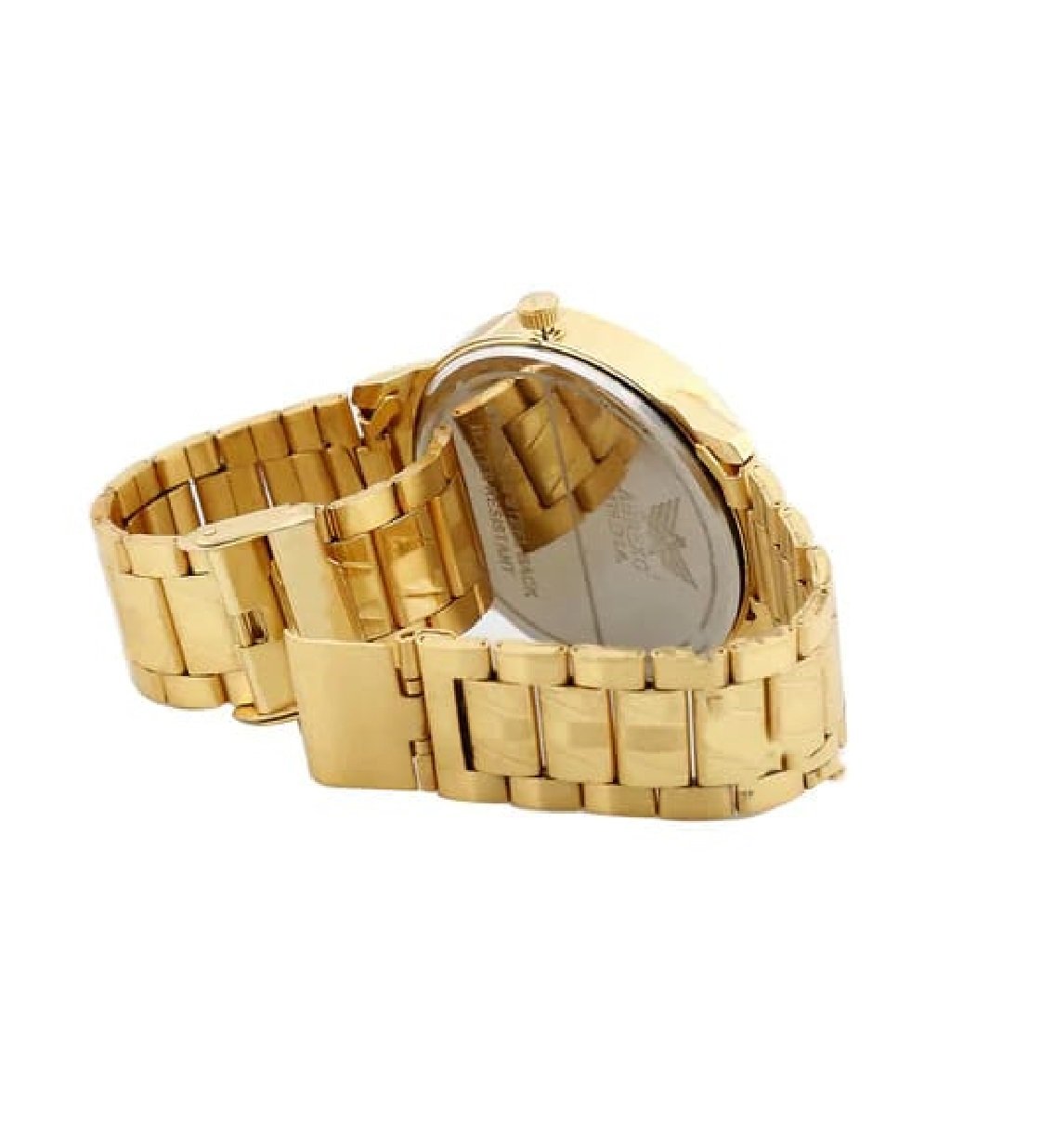 Mens Analog Stainless Steel Golden Watch - Image 3