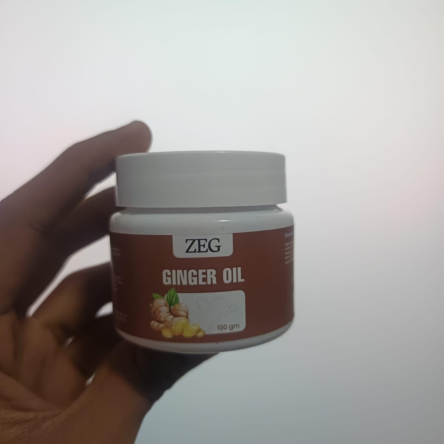 Zeg Ginger Oil 100gm 100% Natural Multipurpose Oil For Hair Skin & Body (Pack Of 2)
