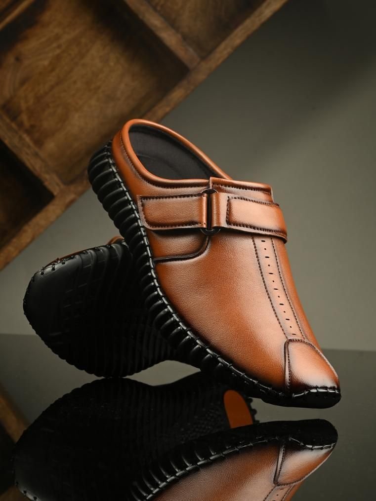 Mens Bantu Style Tan Loafer Casual Shoe