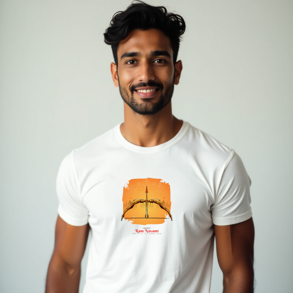 Happy Ram Navmi T-Shirt For Men