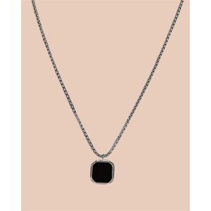 Mens Silver Plated Chain With Pendant