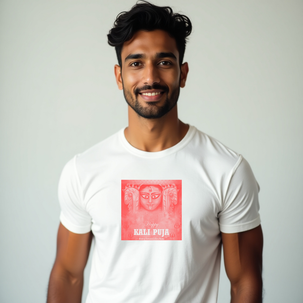 Happy Kali Puja T-Shirt For Men