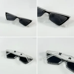 Luxurious Off White Sunglasses Black (SUP2377)