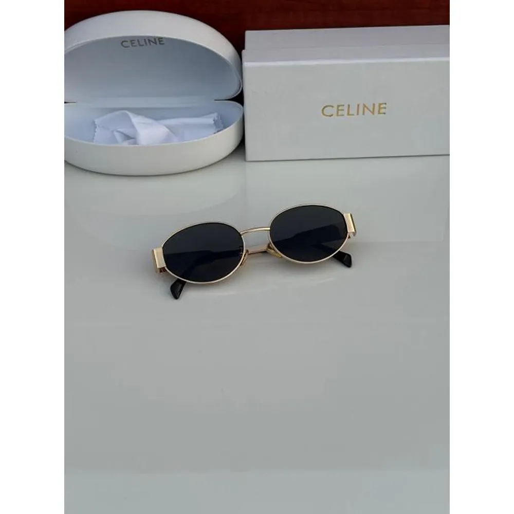 Luxury Celine Sunglass Golden Black For Men (SUP2751) - Image 2