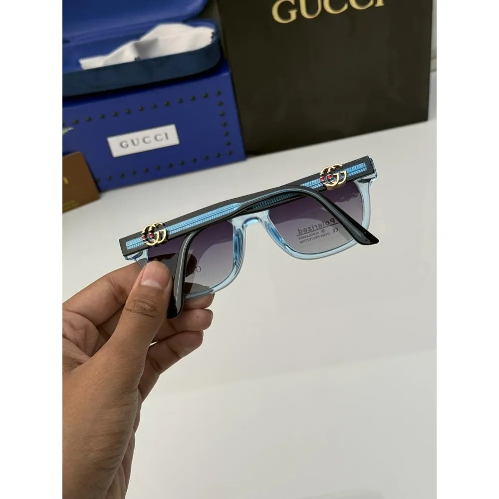 Luxury Gucci Sunglasses Blue For Men (SUP3155) - Image 2