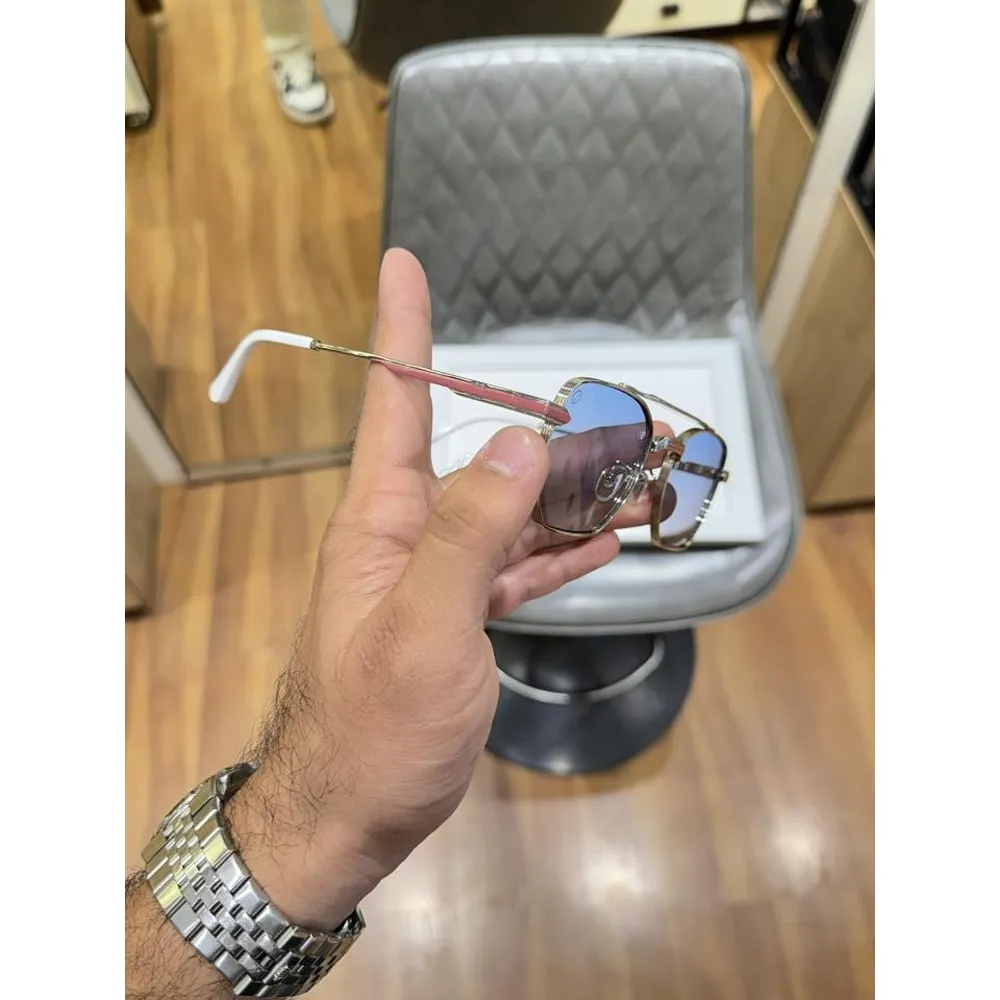 Premium Phantom Sunglasses Silver Blue For Men (SUP2839) - Image 2