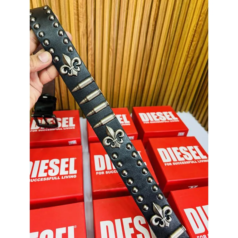 Trendy Diesel Full Ribbit Belt For Men (SUP1487) - Image 2