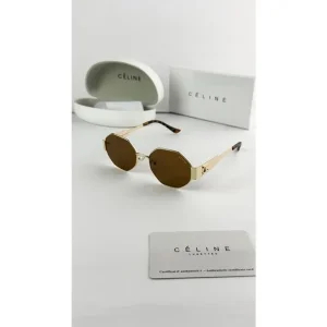 Luxury Celine Sunglasses Gold Brown (SUP2320)