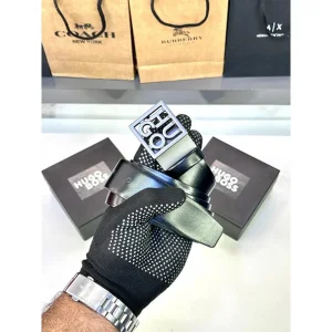 Hugo Boss Silver Belt