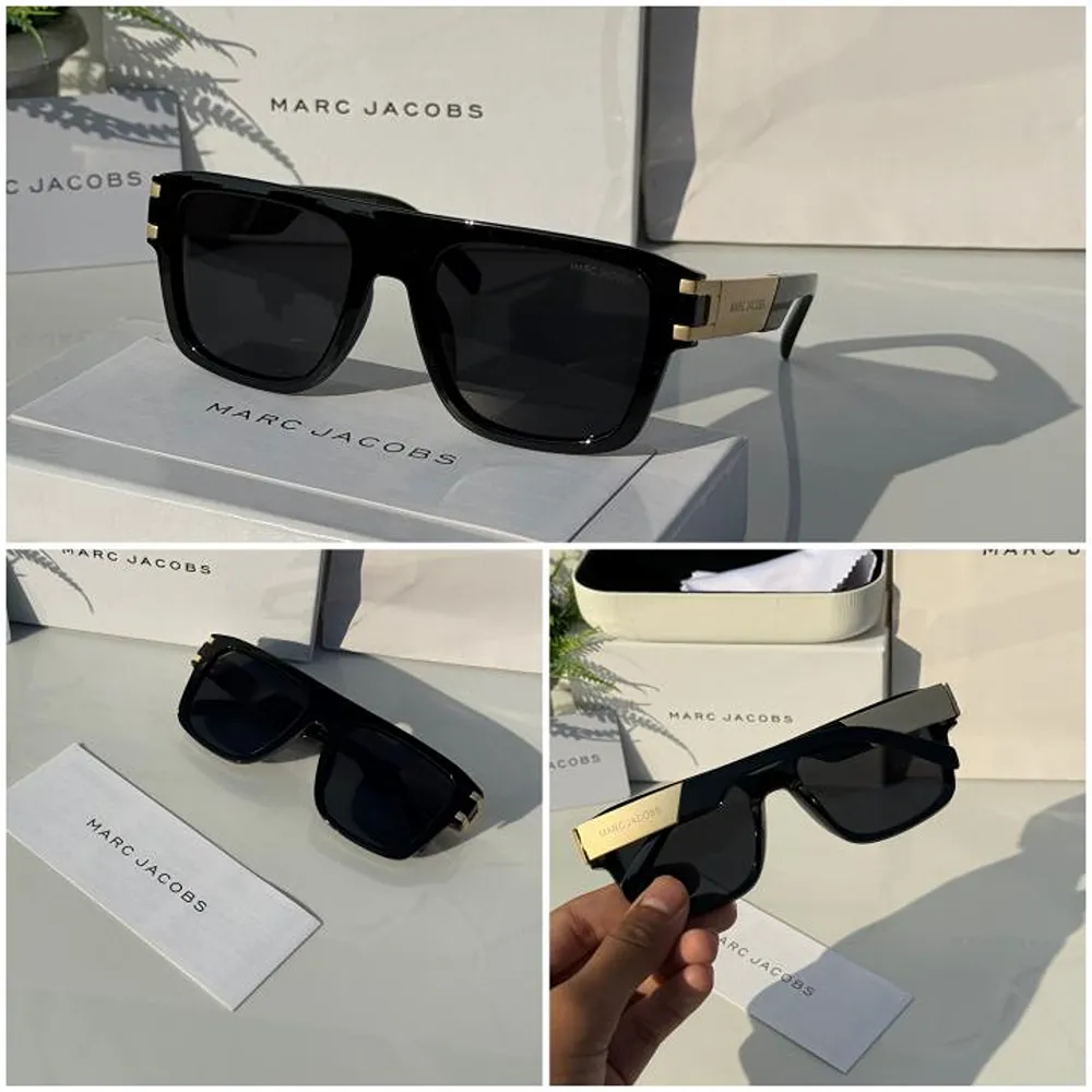 Premium Marc Jacobs Sunglasses Gold Black For Men (SUP2936) - Image 2