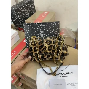 YSL Sunset In Patent Leather Bag