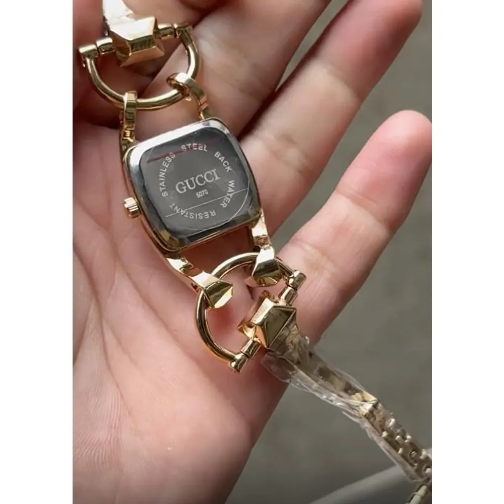 Stylish Gucci Watch Gold Green For Women (SUP1641) - Image 2