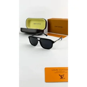 Luxurious Louis Vuitton Sunglasses Gold Black (SUP2339)