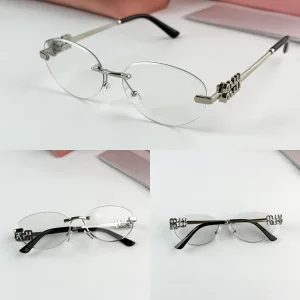 Stylish Miu Miu Sunglasses Silver Plano (SUP2380)