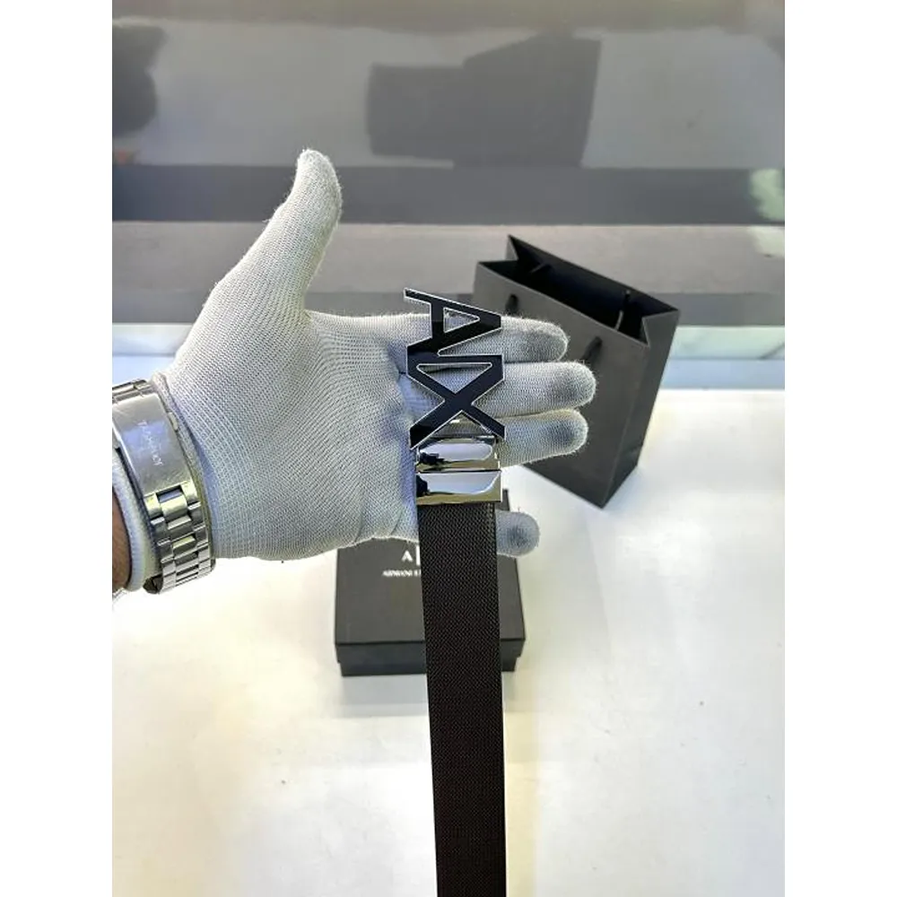 Premium Armani Exchange Glossy Belt For Men (SUP2051) - Image 2