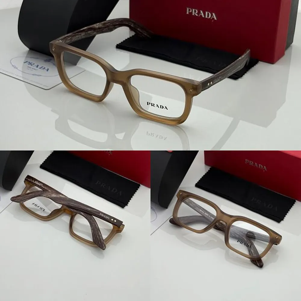 Premium Prada Sunglasses Brown Plano For Men (SUP2867) - Image 2