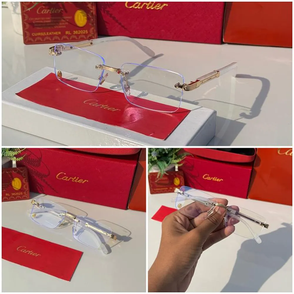 Stylish Cartier Sunglasses Gold Plano (SUP2342)