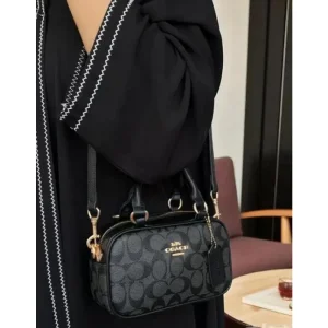 Coach Logo Mini Satchel Bag