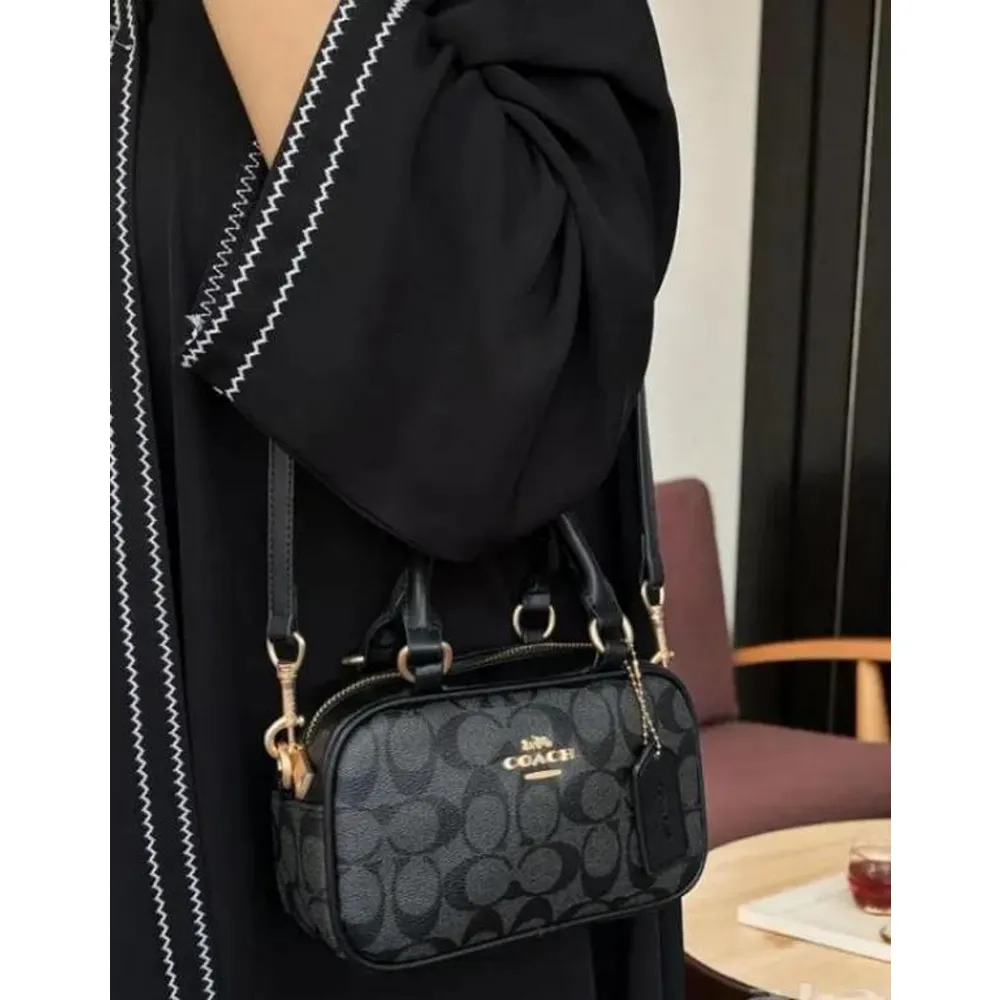 Coach Logo Mini Satchel Bag