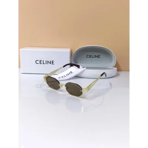 Trendy Celine Sunglasses Gold Brown (SUP2348)
