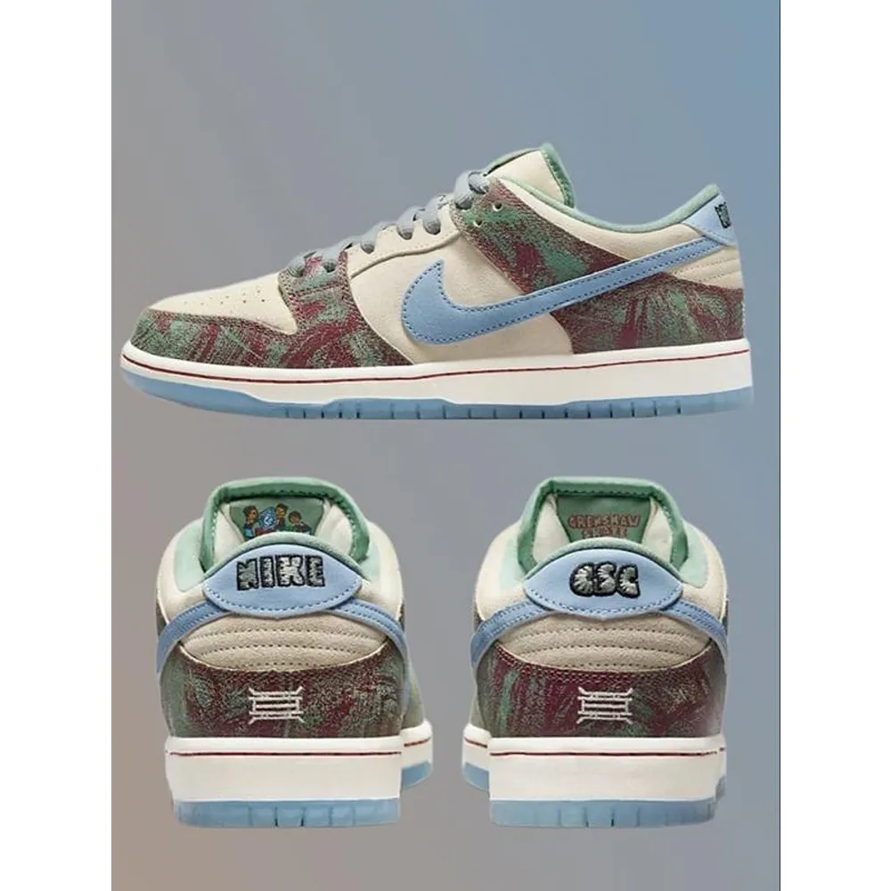 Premium Nike Sb Dunk Low Crenshaw Skate Shoes For Men (SUP312) - Image 2