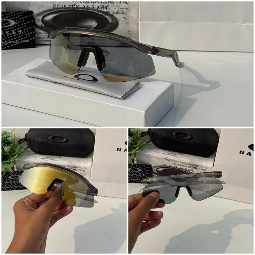 Premium Oakley Hydra Sunglasses Golden For Men (SUP3117) - Image 2