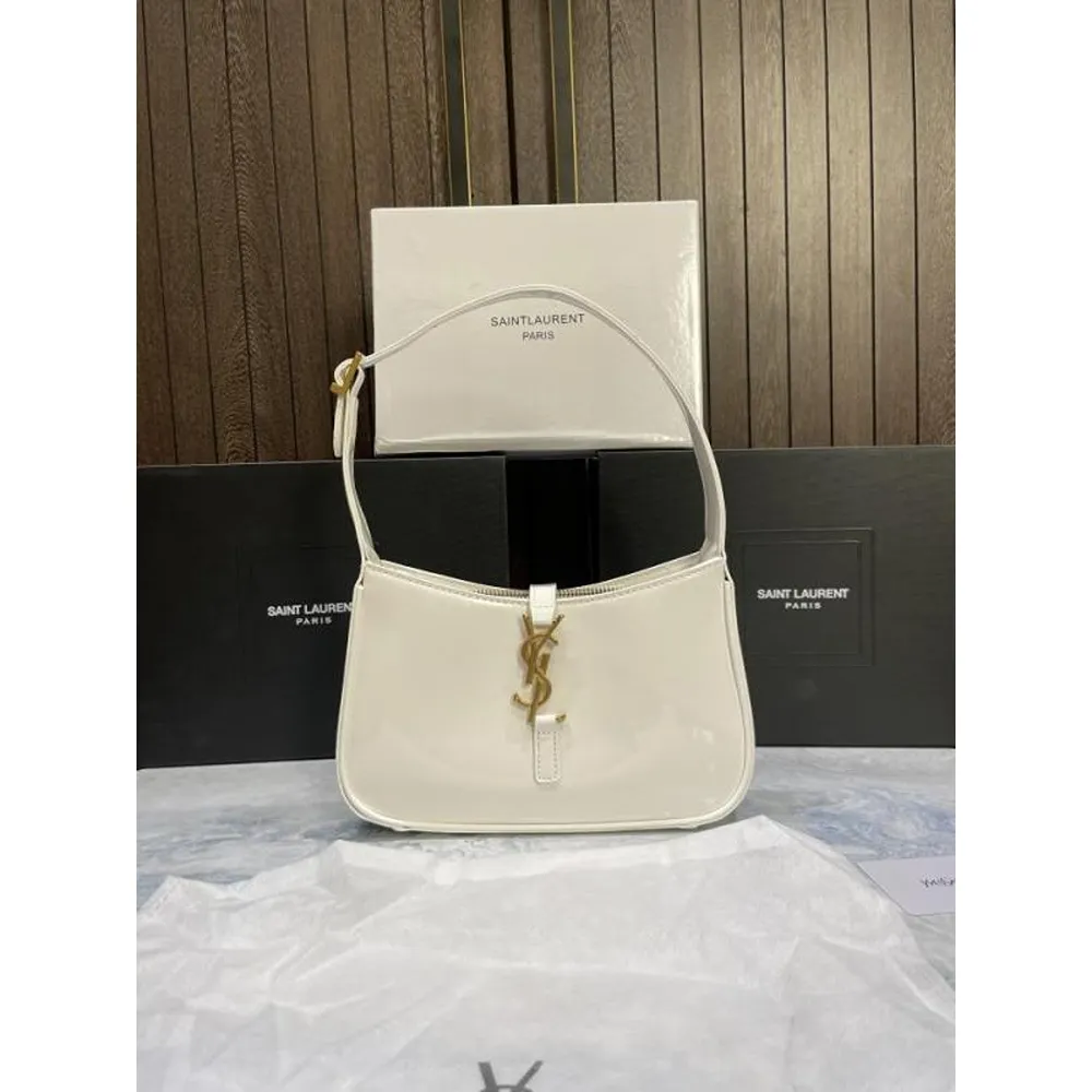Ysl Patent Hobo Bag
