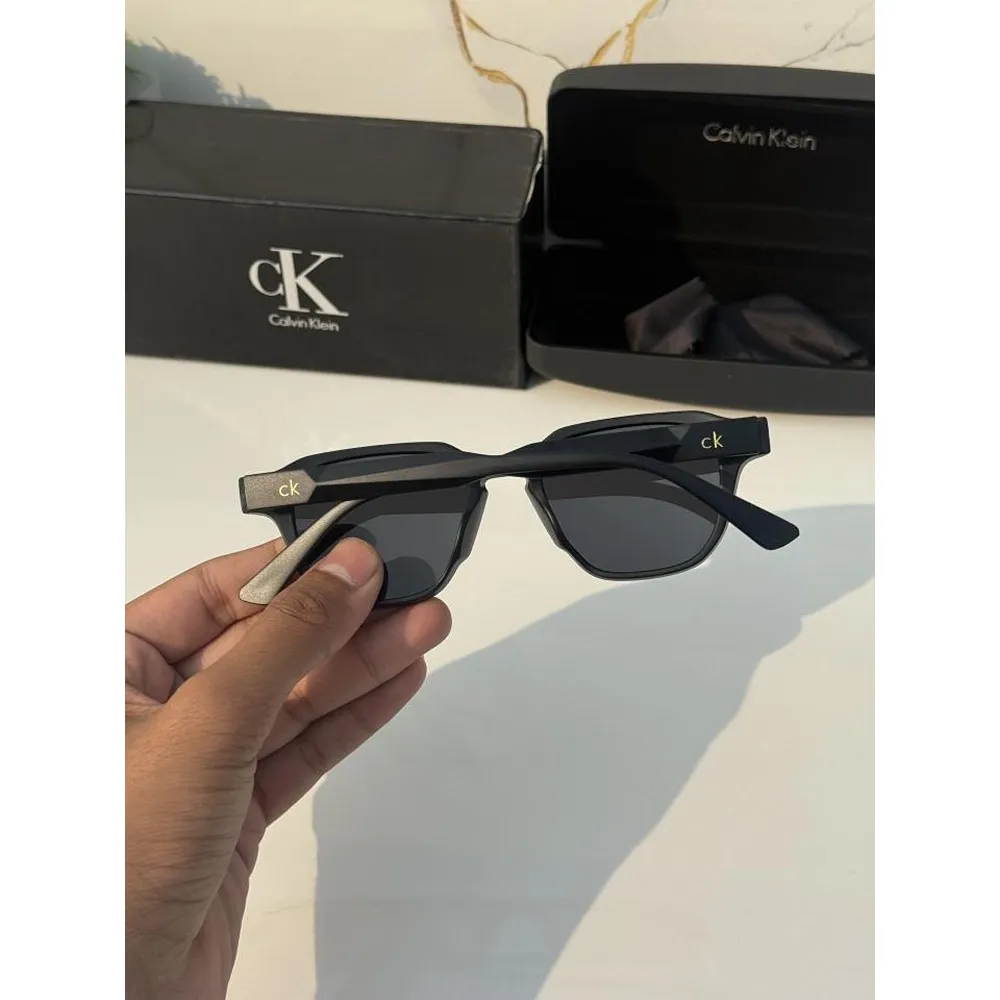 Stylish Calvin Klein Sunglass Full Black For Men (SUP2775) - Image 2