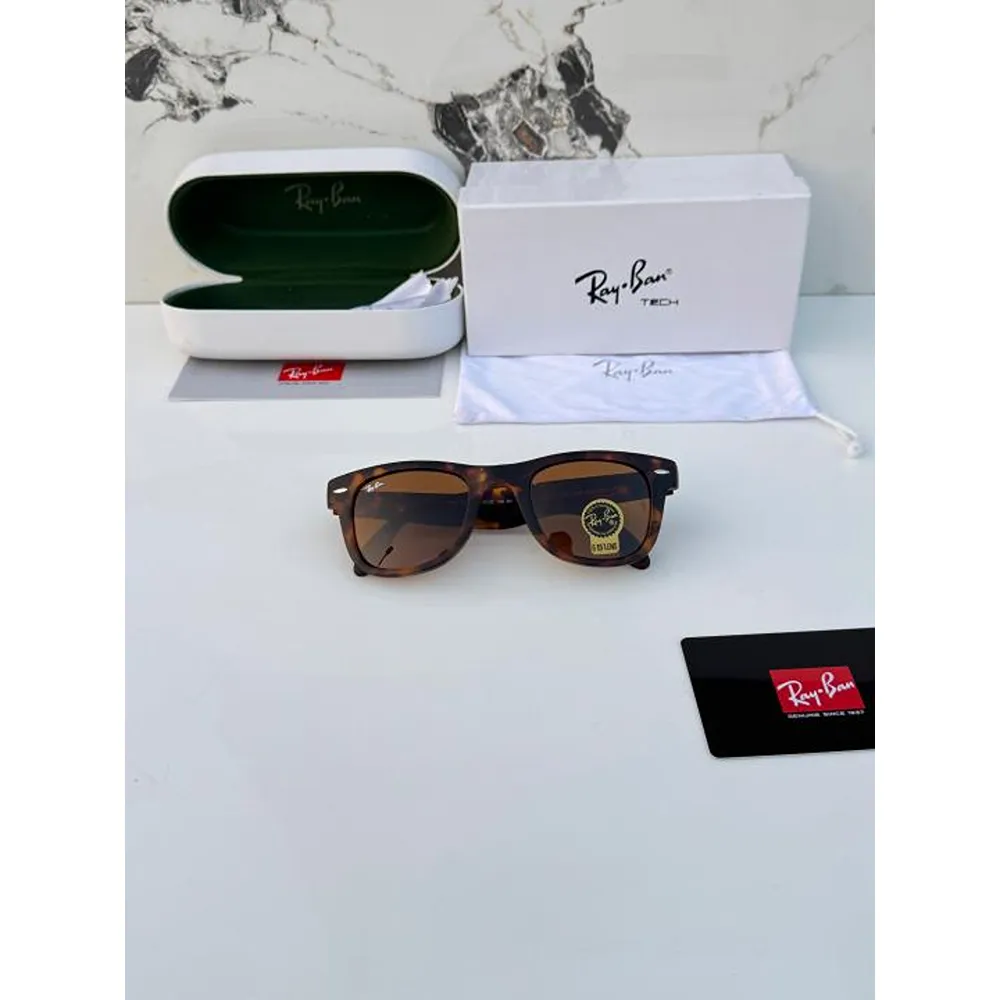 Stylish Rayban Sunglasses Tiger Brown For Men (SUP2889) - Image 2