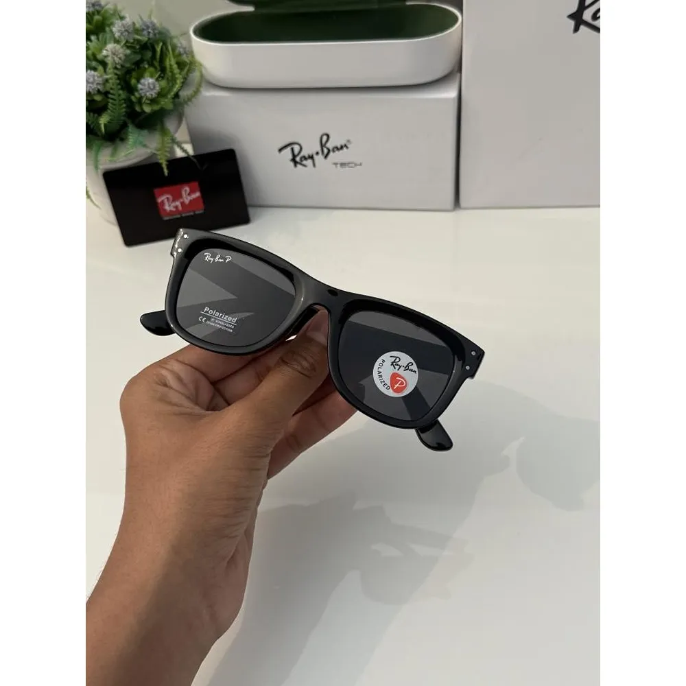 Stylish Rayban Sunglasses Black For Men (SUP2816) - Image 2