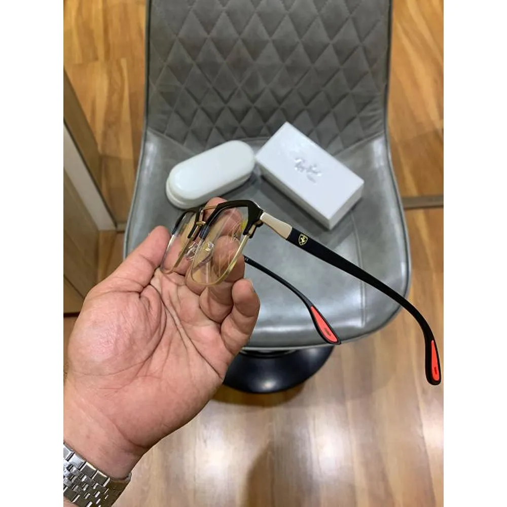 Luxury Rayban Sunglass Gold Plano For Men (SUP2749) - Image 2