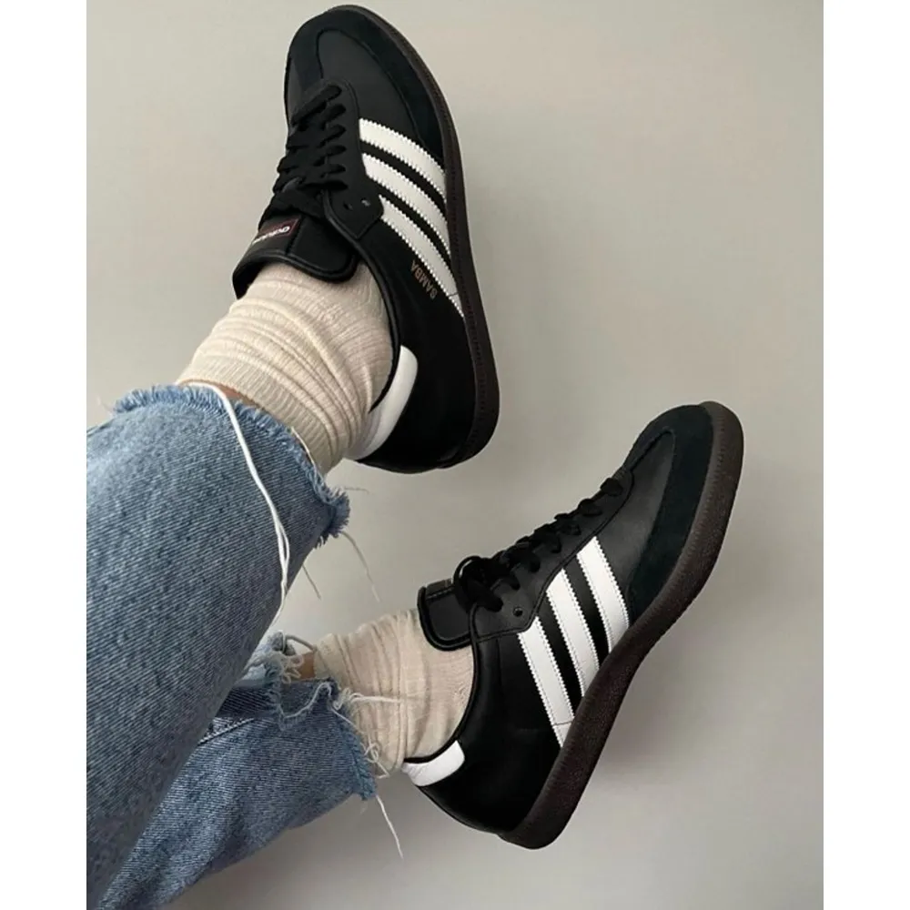 Stylish Adidas Samba Black Unisex Shoes For Women (SUP3852) - Image 3