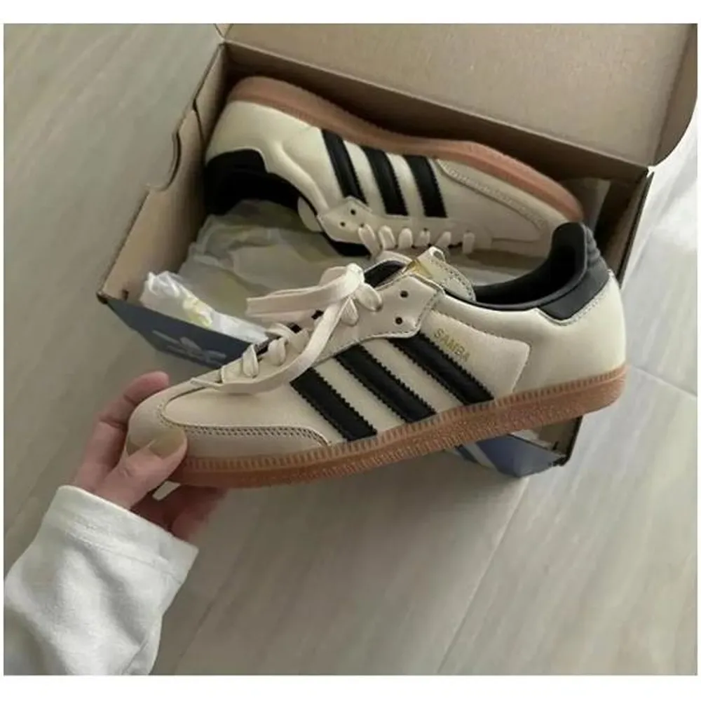 Stylish Adidas Samba Cream Sand Shoes For Men (SUP4630) - Image 2