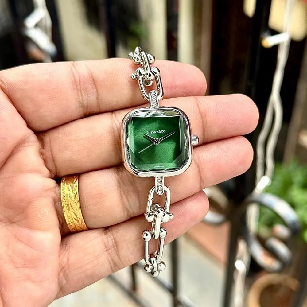 Stylish Tiffany & Co Watch Silver Green For Women (SUP4688) - Image 2