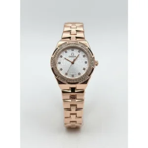 Omega Diamond Rosegold Watch